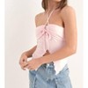 Women's Matilda Split Front Top - Pretty Garbage L - 2 of 4