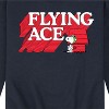 Men's - Peanuts - Snoopy First Beagle In Space Rocket 1969 Graphic Fleece Sweatshirt - 2 of 4