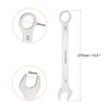 Unique Bargains 3Cr13 Stainless Steel Metric 6-Point Ended Box Thin Combination Wrench - 2 of 4