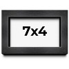 PosterPalooza | Photo Size Shadow Box 1" Depth Grey Picture Frame - UV Acrylic, Backing, Hanging Hardware - 2 of 4