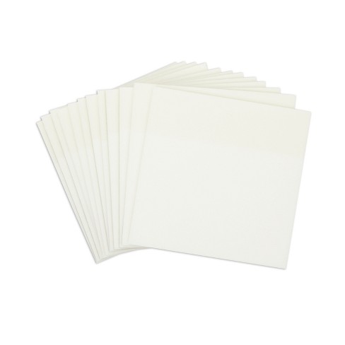 batteri Asien tyktflydende Paper Junkie 12 Pack Transparent Sticky Notes, Self-stick Pads, White, 3x3  In, 600 Sheets : Target