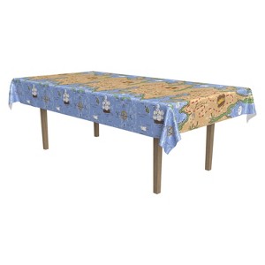Beistle Treasure Map Tablecover, 54" x 108", (2/Pkg) Multicolored - 1 of 2