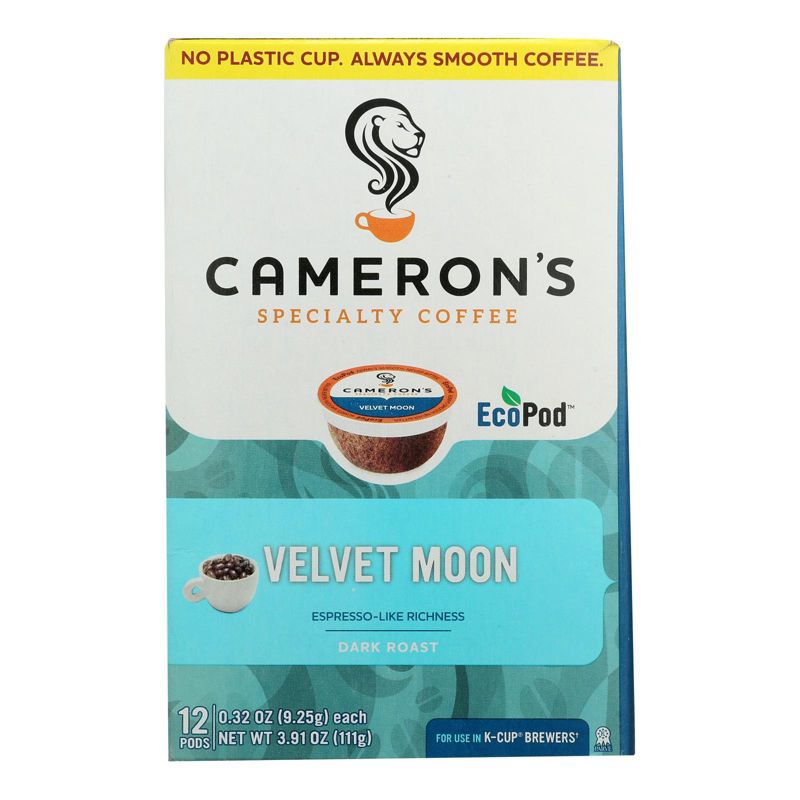 Cameron's Coffee Coffee Velvet Moon - Case of 6 Boxes/12 Pods, 2 of 7