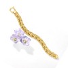 Ross-Simons 18kt Gold Over Sterling Woven-Link Bracelet - 3 of 4