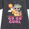 - LOL Surprise! - Go Go Gurl Graphic Short Sleeve Fleece Dress - 2 of 3