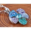 Anna-Kaci Women's Swarovski Crystal Elements Pendant Necklace with Blue Starfish Design, Gold Tone Chain, Adjustable Length, Adds Sparkle - Starfish - 4 of 4