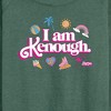 Women's - Barbie - I Am Kenough Icons Lightweight French Terry Wide Neck Long Sleeve Shirt - 2 of 4