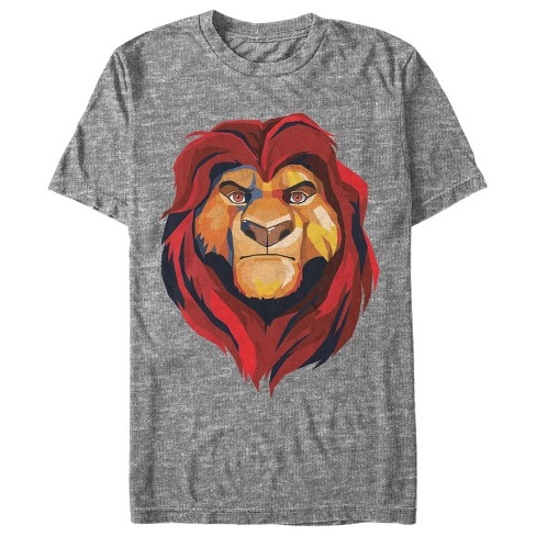 Men s Lion King Geometric Mufasa Portrait T shirt Target