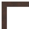 25" x 25" Wildwood Framed Wall Mirror Brown - Amanti Art: Modern Square Beveled, Polystyrene Frame - image 3 of 4