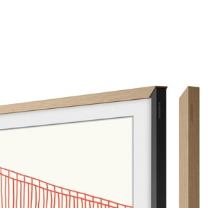 Samsung 65" The Frame Customizable Bezel - Modern Teak - 1 of 4