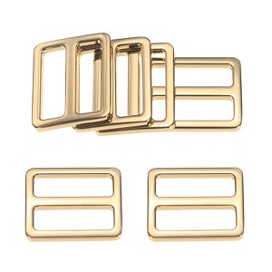 Unique Bargains Zinc Alloy Durable Multipurpose Tri Glide Metal Buckles for Bags 6 Pcs - 1 of 4
