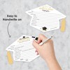 Big Dot of Happiness Goodbye High School, Hello College - 2-in-1 Graduation Party Cards - Activity Duo Games - Set of 20 - 3 of 4