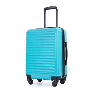 TUYOHW 20 Inch Carry on Suitcase with Adjustable Pull,Carry on Luggage with Spinner Wheels for Business Trips and Travel - 1 of 4