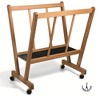 Cappelletto Allegra Premium Wood Print Rack – Solid Beechwood Print Storage & Display Rack for Artwork, Canvases, and Portfolios – Adjustable, - 4 of 4
