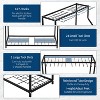 2-Tier Steel Yard Tool Rack - Heavy-duty organizer for long-handled tools in garden, shed, garage or outdoor. - 4 of 4