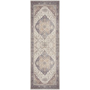 Nourison Vintage Washables Medallion Traditional Indoor Non-Slip Flatweave Rug - 1 of 4