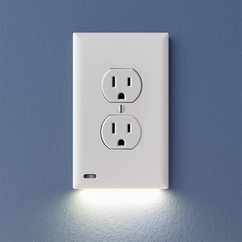 LumiCover Power Failure & LED Night Light - Duplex - White