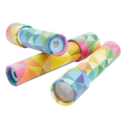 Blue Panda 3-Pack Colorful Kaleidoscope Classic Educational Toys for Party Favors Birthday Gifts