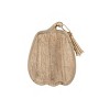 Pumpkin Trinket Dish Brown Wood & Jute by Foreside Home & Garden - 3 of 4