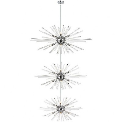 Elegant Lighting Sienna 30 - Light Chandelier in  Chrome