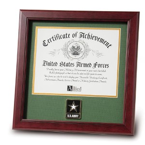 Allied Frame US Certificate of Achievement Picture Frame with Medallion - 8 x 10 Opening - 1 of 3