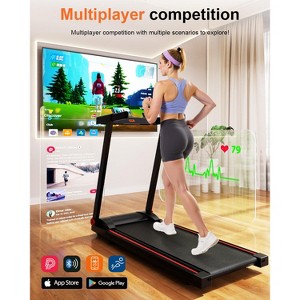 DeerRun Folding Treadmills for Home with 5% Incline, 3.5 HP Powerful Motor and 350 lbs Capacity - 1 of 4