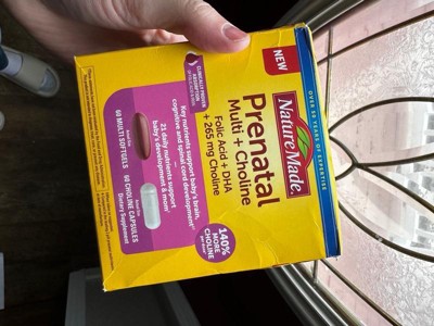 Nature Made Prenatal + Choline Softgel Capsule - 120ct : Target