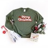 Simply Sage Market Women's Graphic Sweatshirt Merry Christmas Hat - 3 of 4
