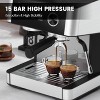 R.W.FLAME Espresso Machine with Grinder, 15-Bar Pump, Milk Frother, and 30 Grind Settings, Ideal for Cappuccino and Latte, with Removable Water Tank - 4 of 4