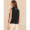 Allegra K Women's Chiffon Sleeveless Work Business Casual Tank Top - 3 of 4