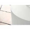 WhizMax Sleek and Modern Round Coffee Table with Eye-Catching Relief Design - 2 of 4