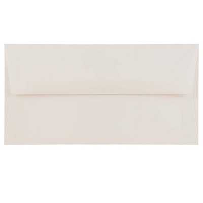 JAM Paper Monarch Strathmore Invitation Envelopes 3.875x7.5 Bright White Wove 196556