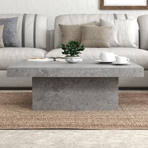 Galano Carmelo Coffee Table - Concrete Cool Grey - 1 of 4