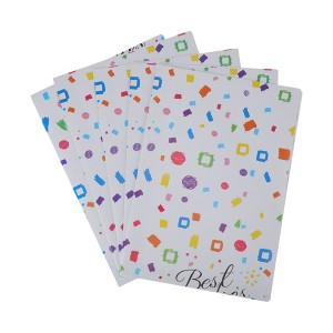 Unique Bargains Gift Wrap Paper Glossy Coated Paper 27.56inch x 19.69inch 5 Pcs - 1 of 4