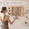 Hanging Jewelry Organizer, Wall Mounted Jewelry Organizer Jewelry Cabinet Holder - 4 of 4