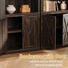 CuisinSmart 68.7" Tall 5-Shelf Bookcase, Farmhouse Wooden Bookshelf, Freestanding 5-Tier Display Cabinet for Living Room, Bedroom, Office - 4 of 4