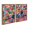 Sylvie Applause Framed Canvas Set by Leah Nadeau - Kate & Laurel All Things Decor - image 2 of 4