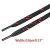 INSPIRE CHIC Flat Splatter Painted Fun Shoelaces for Sneakers 2 Pairs - 3 of 4