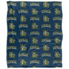 La Salle University Logo Pattern Silky Touch Blanket White 50x60 - 2 of 4