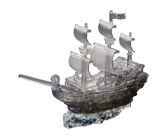 Bepuzzled Deluxe Crystal: Pirate Ship 3D Puzzle 101pc