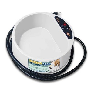 Katziela 2 Liter  Heated Pet Water Bowl With Anti-Bite Cord To Keep Your Pet's Bowl Warm On Cool Day's - 1 of 1