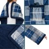 PAVILIA Wearable Blanket with Sleeves for Women Men Adults, Warm Soft Plush Snuggle Pocket Sleeved TV Throw - 3 of 4