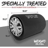 Pyle 12" 500W Carpeted Subwoofer Tube Enclosure System with Rear Vented Design - Black - 3 of 4