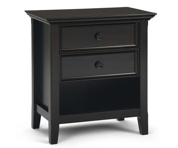 Halifax Solid Wood Accent Table Dark Brown - Wyndenhall
