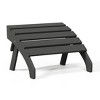 WestinTrends Dylan Outdoor Patio HDPE Adirondack Ottoman Footrest - 4 of 4