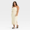 Women's Leisure Studio French Terry Midi Pencil Skirt - Universal Thread™ - 3 of 3