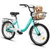 SeaCamel 20 Inch Kids Bike: 1-Speed w/ Coaster & V-Brake, Chain Guard, Rear Rack, Lightweight Steel Frame (Ages 5-9 Boys & Girls - 2 of 4