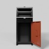 Outdoor Parcel Drop Box ,Courier Locker with Combination Lock,Floor Standing Parcel Locker - 2 of 4