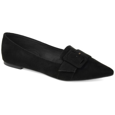 Journee Collection Womens Audrey Slip On Pointed Toe Loafer Flats