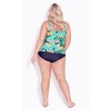 Avenue Women's Plus Size Hi Waist Swim Brief - 3 of 4
